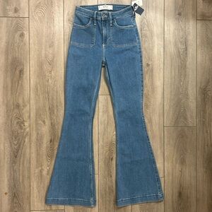 Hollister Blue Flare & Wide Leg Jeans
